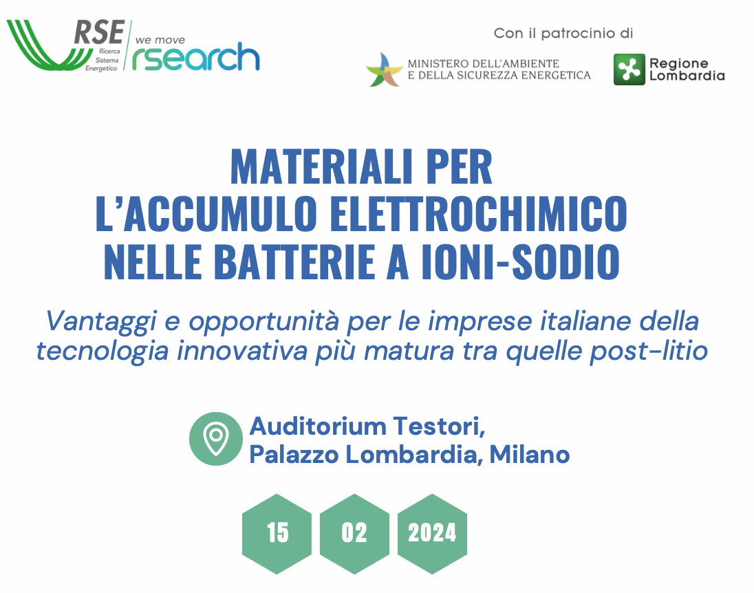 Materiali per l&rsquo;accumulo elettrochimico nelle batterie a ioni-sodio